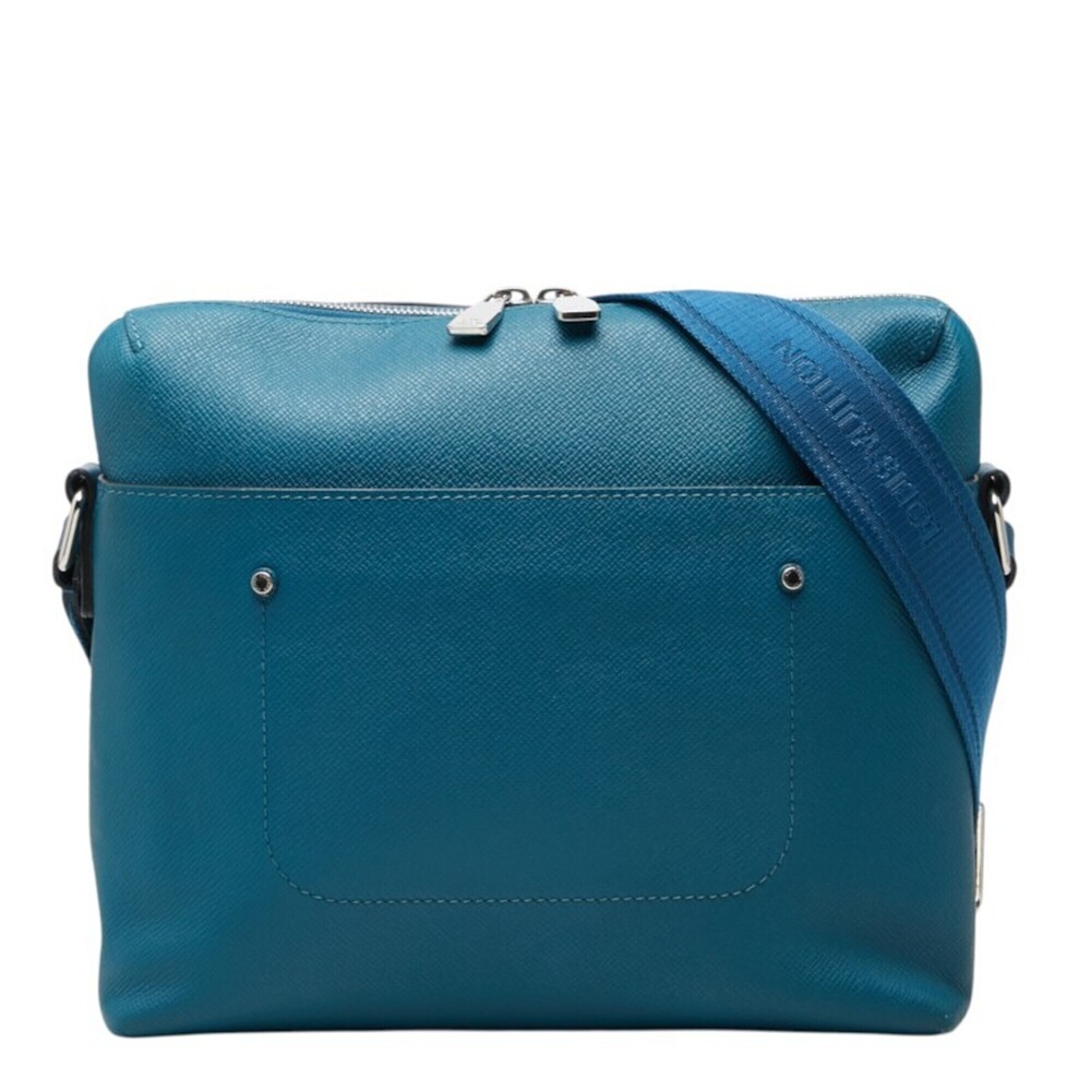 Louis Vuitton Taiga Grigori Crossbody Shoulder Bag Messenger M30236 Blue Leat...